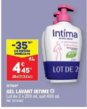 ALDI GEL LAVANT INTIME offre