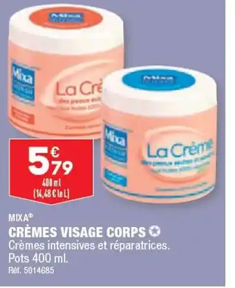 ALDI CRÈMES VISAGE CORPS offre