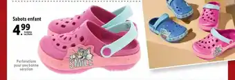 Lidl Sabots Enfant offre
