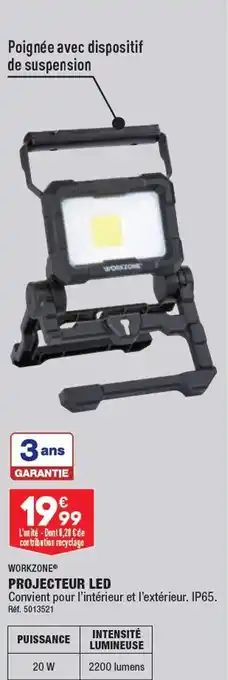 ALDI PROJECTEUR LED offre