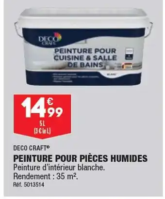 ALDI PEINTURE POUR PIÈCES HUMIDES offre