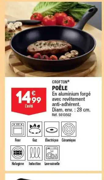 ALDI CROFTON POÊLE offre