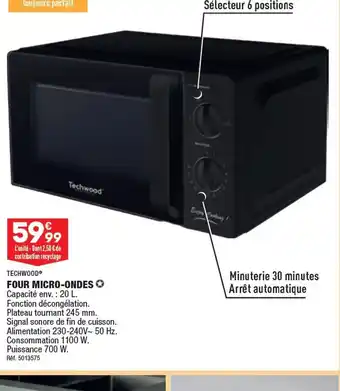ALDI FOUR MICRO-ONDES offre