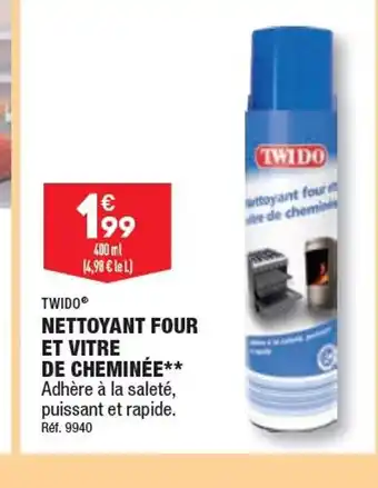 ALDI NETTOYANT FOUR ET VITRE DE CHEMINÉE offre