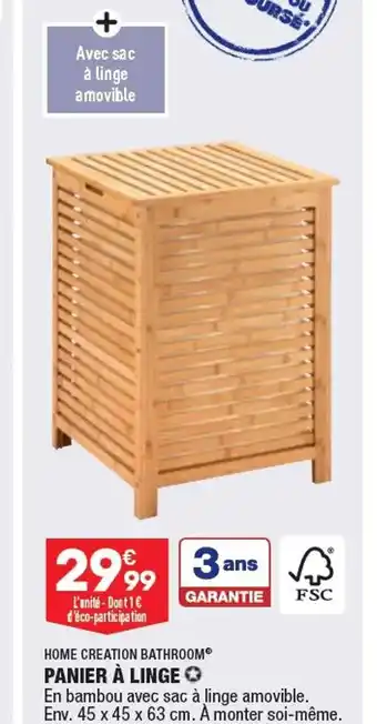 ALDI PANIER À LINGE offre