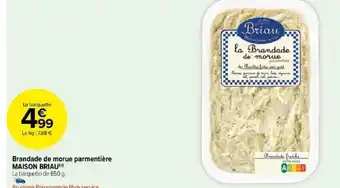 Carrefour Brandade de morue parmentière offre