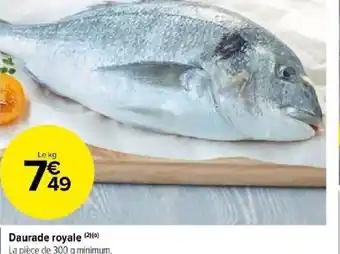 Carrefour Daurade royale offre