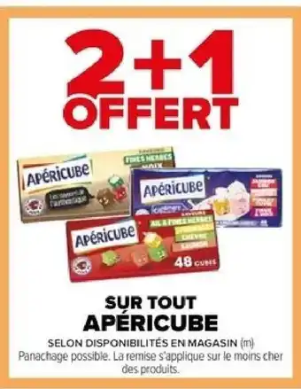 SUR TOUT APERICUBE