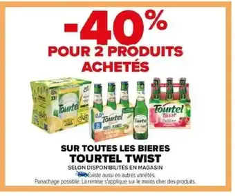 Carrefour SUR TOUTES LES BIERES TOURTEL TWIST offre