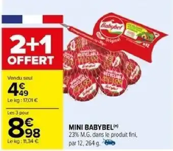 Carrefour MINI BABYBEL offre