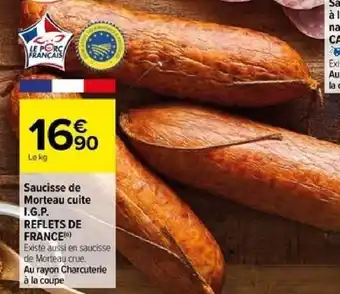 Carrefour Saucisson à l'ail à l'ancienne nature CARREFOUR offre