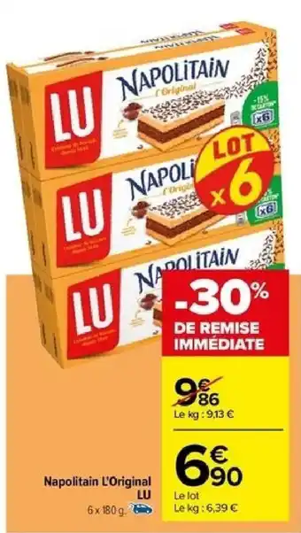 Carrefour Napolitain L'Original LU offre