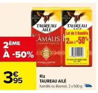 Carrefour Riz TAUREAU AILÉ offre