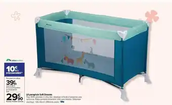 Carrefour Lit parapluie Soft Dreams offre