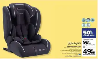 Carrefour Siège-auto FreeFix i-Size offre
