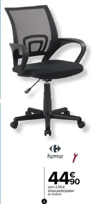 Carrefour Le fauteuil offre