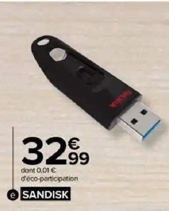 Carrefour Cle USB 3.0 256go offre