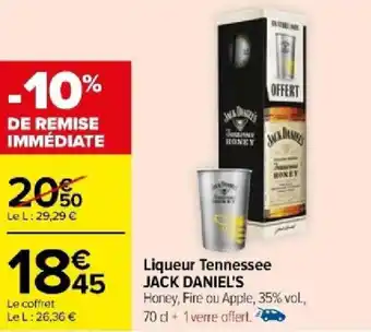 Carrefour Liqueur Tennessee JACK DANIEL'S offre