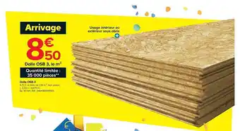 Castorama Dalle Osb 3 offre