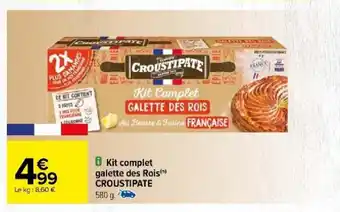 Carrefour Kit Complet galette des Roisin) CROUSTIPATE offre