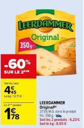 Carrefour LEERDAMMER Original offre