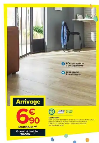 Castorama Stratifié Lido offre