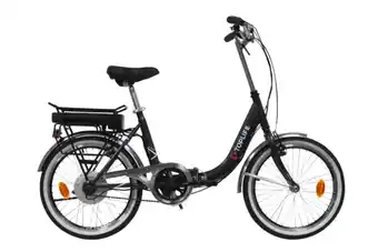 Carrefour Toplife vélo à assistance électrique pliant offre