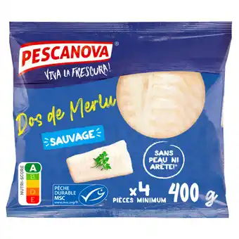 Carrefour Market Pescanova dos de merlu sauvage surgelé offre