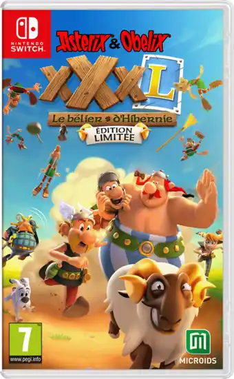 Carrefour Microids jeu astérix & obélix xxxl le bélier d'hibernie pour nintendo switch offre