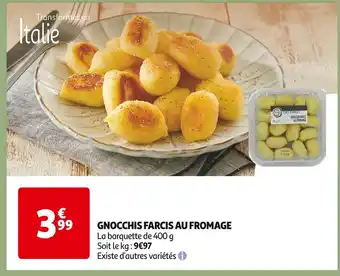 Auchan Supermarché Gnocchis farcis au fromage offre