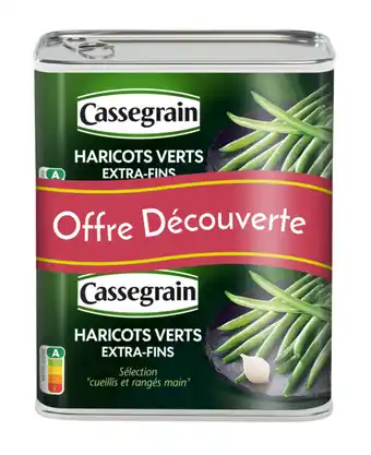 Carrefour Market Cassegrain haricots verts extra-fins offre découverte offre
