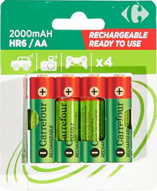 Carrefour Market Carrefour sur toutes les piles rechargeables et chargeurs offre