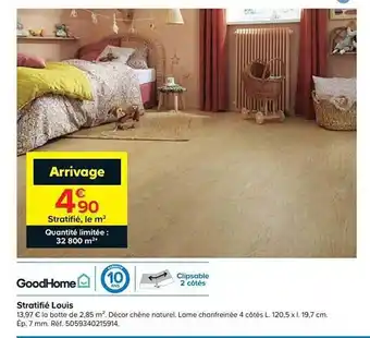 Castorama Stratifié Louis Goodhome offre