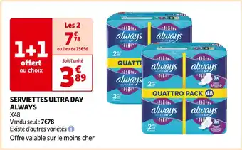 Always serviettes ultra day