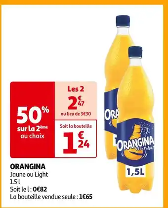 Auchan Supermarché Orangina orangina offre