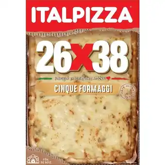 Auchan Pizza cinque formaggi surgelée italpizza offre