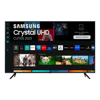 Auchan Tv led samsung tu85cu7105 offre