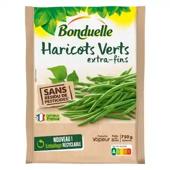 Auchan Haricot vert bonduelle extra fin surgelé offre
