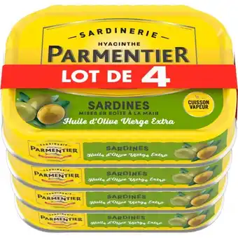 Auchan Sardines huile d'olive parmentier offre