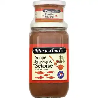 Auchan Soupe de poissons à la sétoise + rouille marie amélie offre