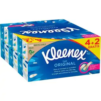 Auchan Boite mouchoirs original kleenex offre