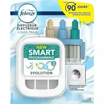 Auchan Diffuseur électrique linge frais febreze offre