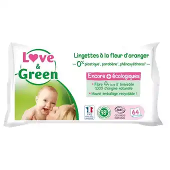 Auchan Lingettes love and green offre
