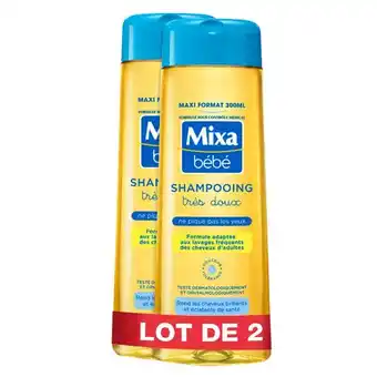 Auchan Shampooing mixa bébé offre
