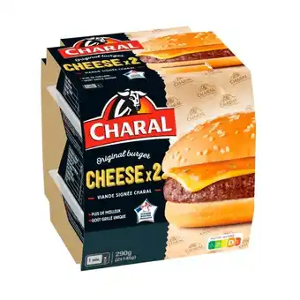 Auchan 2 cheeseburgers charal offre