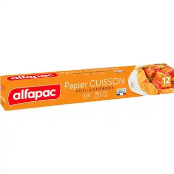 Auchan Papier cuisson anti-adherent alfapac offre