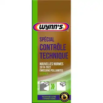Auchan 25% de remise immédiate sur la gamme d'additifs bardahl et wynn's offre