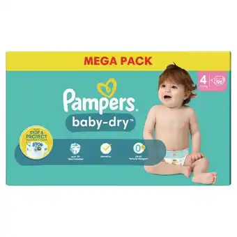 Auchan Changes baby dry méga pampers offre