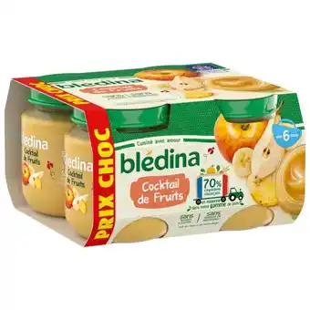Auchan Pots de fruits blédina offre