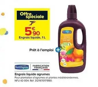 Castorama Engrais Liquide Agrumes Fertiligène offre